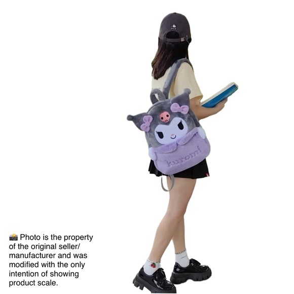 Kuromi Plush Bagpack Shoulder Bag New in Original Packaging - Picture 8 of 10